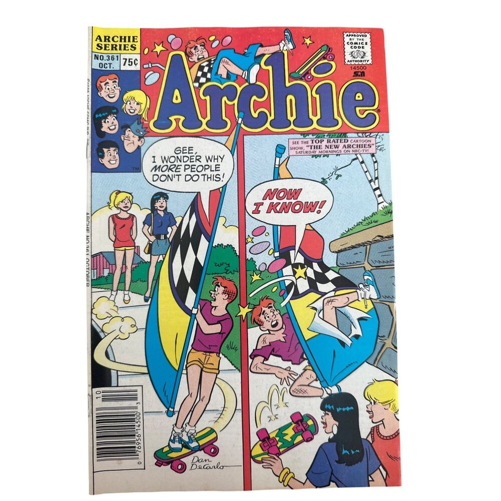 Archie Series Comic #361 October 1988 Multicolor Collectible Bagged Boarded